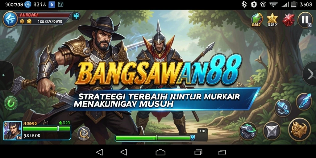 Tampilan menarik dari gameplay strategis BANGSAWAN88.