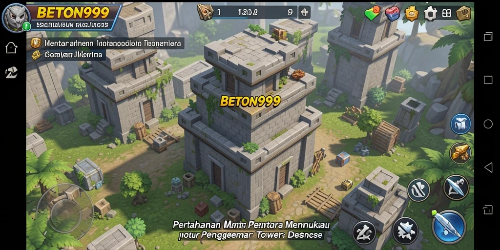 Gameplay menegangkan dengan menara pertahanan strategis.