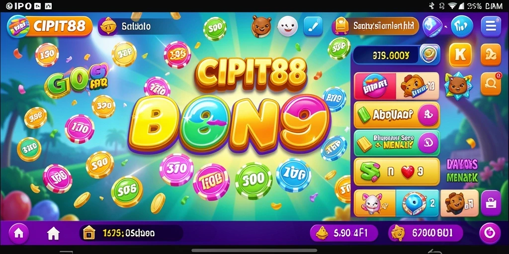 Tampilan gameplay seru saat bermain Bingo di CIPIT88.