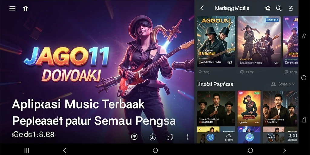 Screenshot JAGO11 menampilkan pengalaman bermain musik yang seru.
