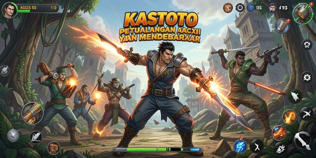 Gameplay KASTOTO menghadirkan aksi seru dan mendebarkan.