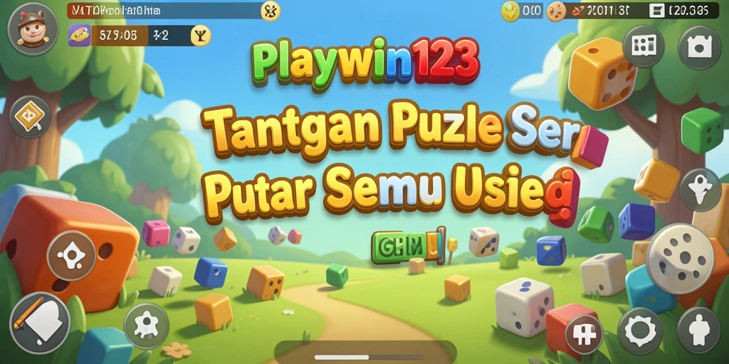 Screenshot utama menunjukkan gameplay seru dalam menuntaskan puzzle.