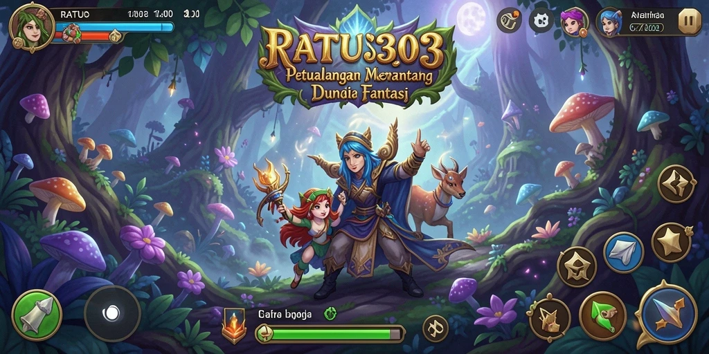 Tampilan gameplay utama RATU303 yang penuh dengan petualangan seru.