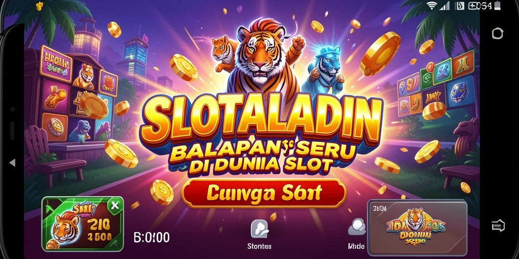 Gameplay balapan seru di SLOTALADIN yang penuh adrenalin.