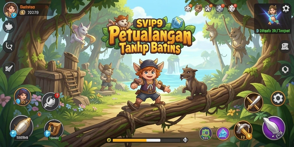 Screenshot gameplay menarik dari SVIP9 yang menunjukkan aksi mendebarkan.