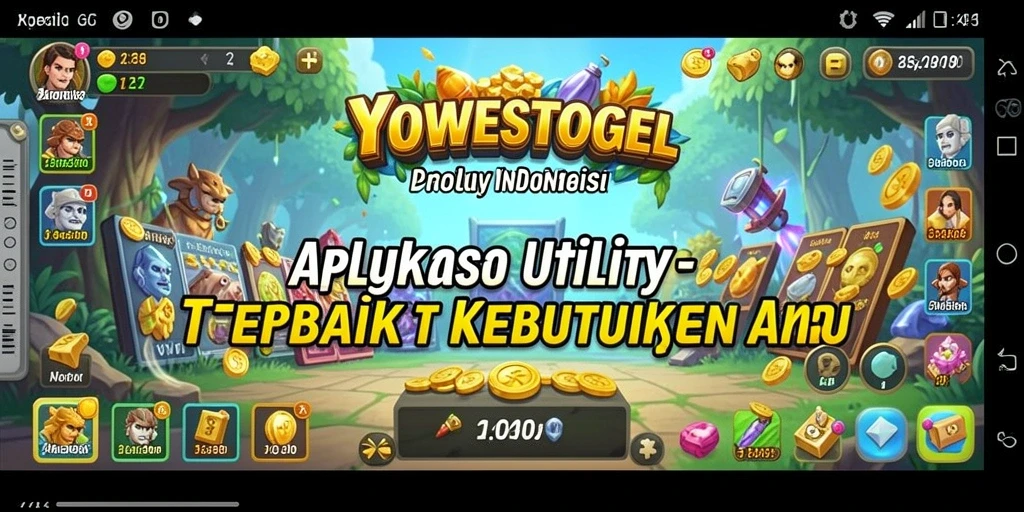 Tampilan antarmuka YOWESTOGEL yang jelas dan informatif.